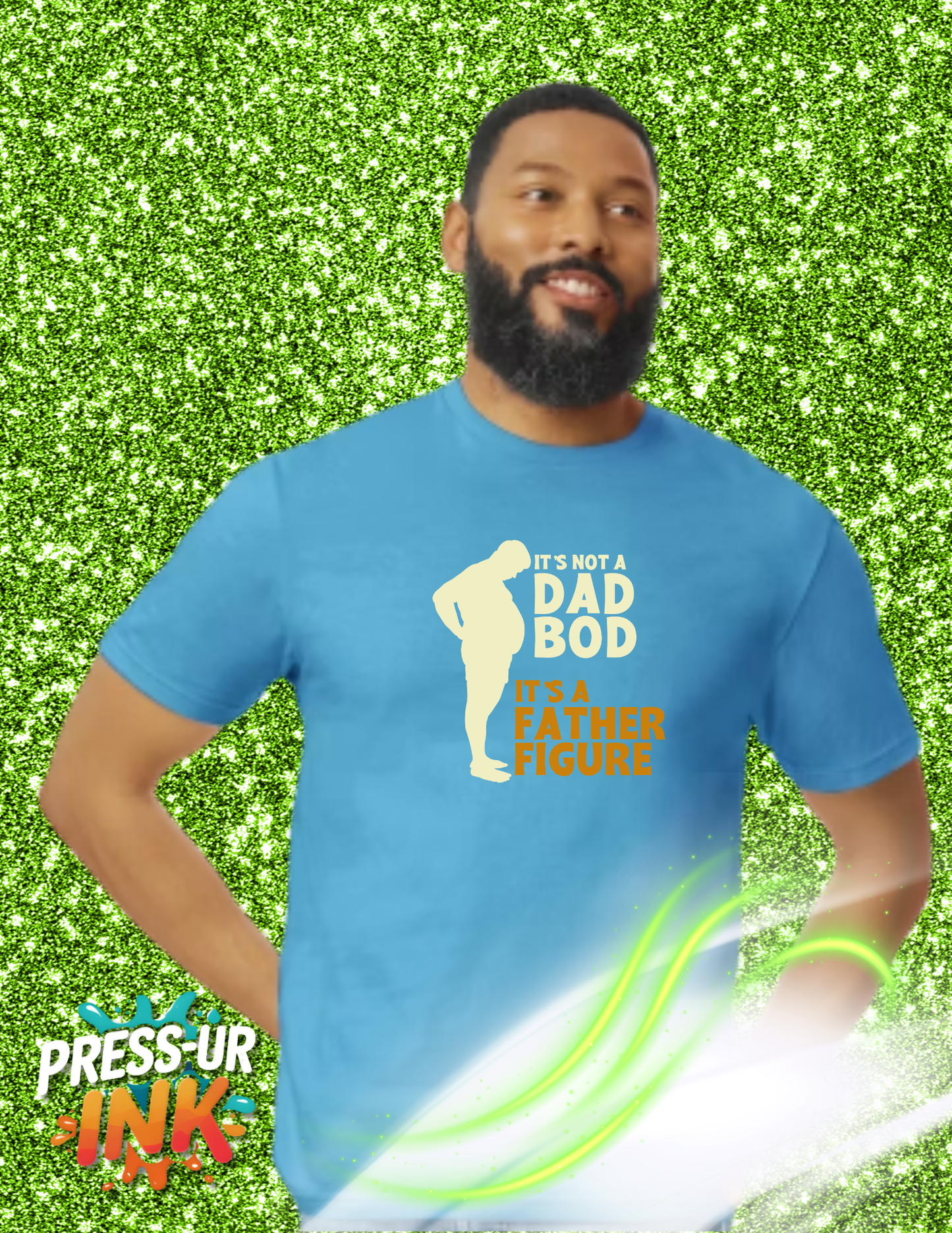 Custom “It’s Not a Dad Bod, It’s a Father Figure” T-Shirt – Funny Father’s Day Gift 2