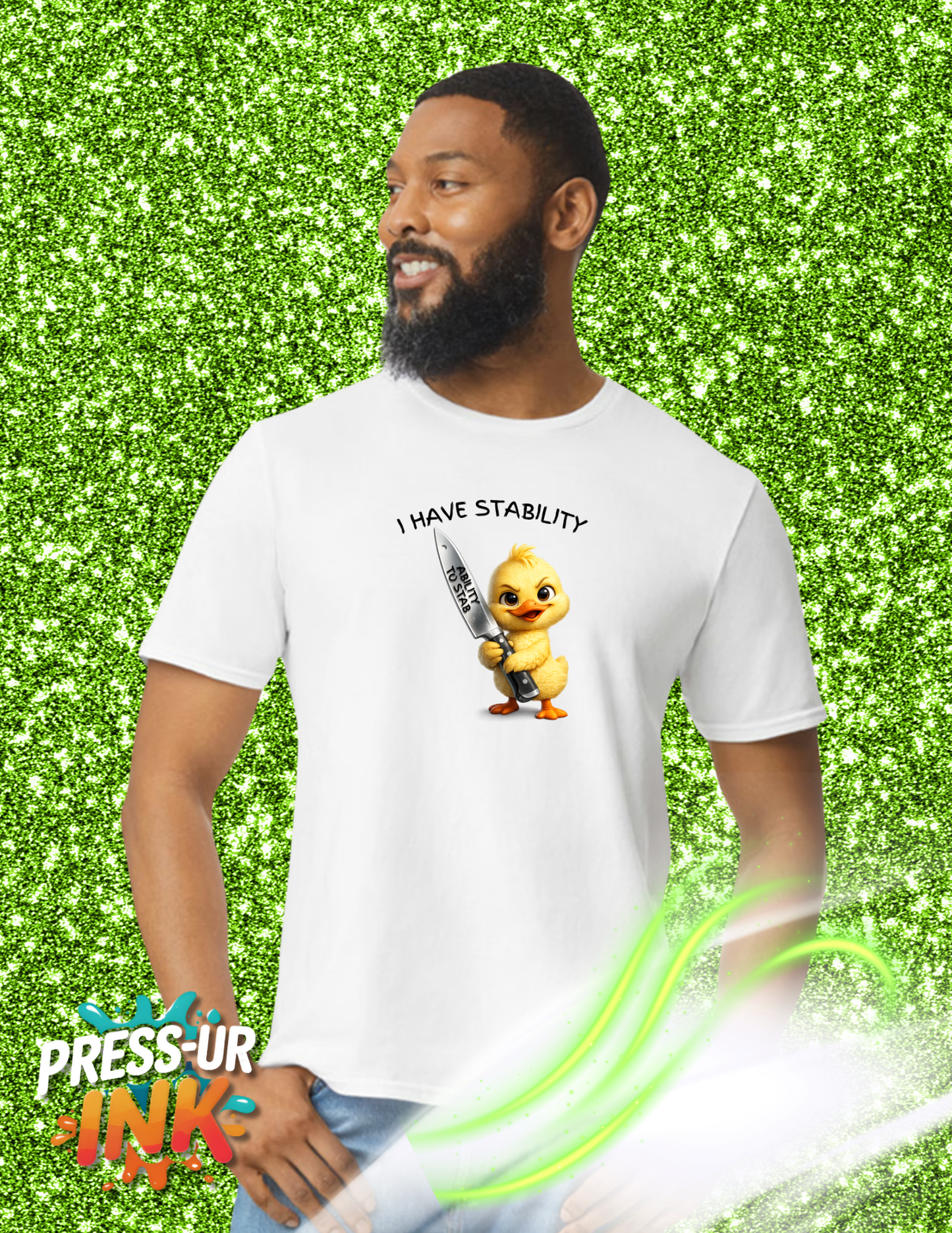 Custom Cute But Dangerous Duck Meme Tee