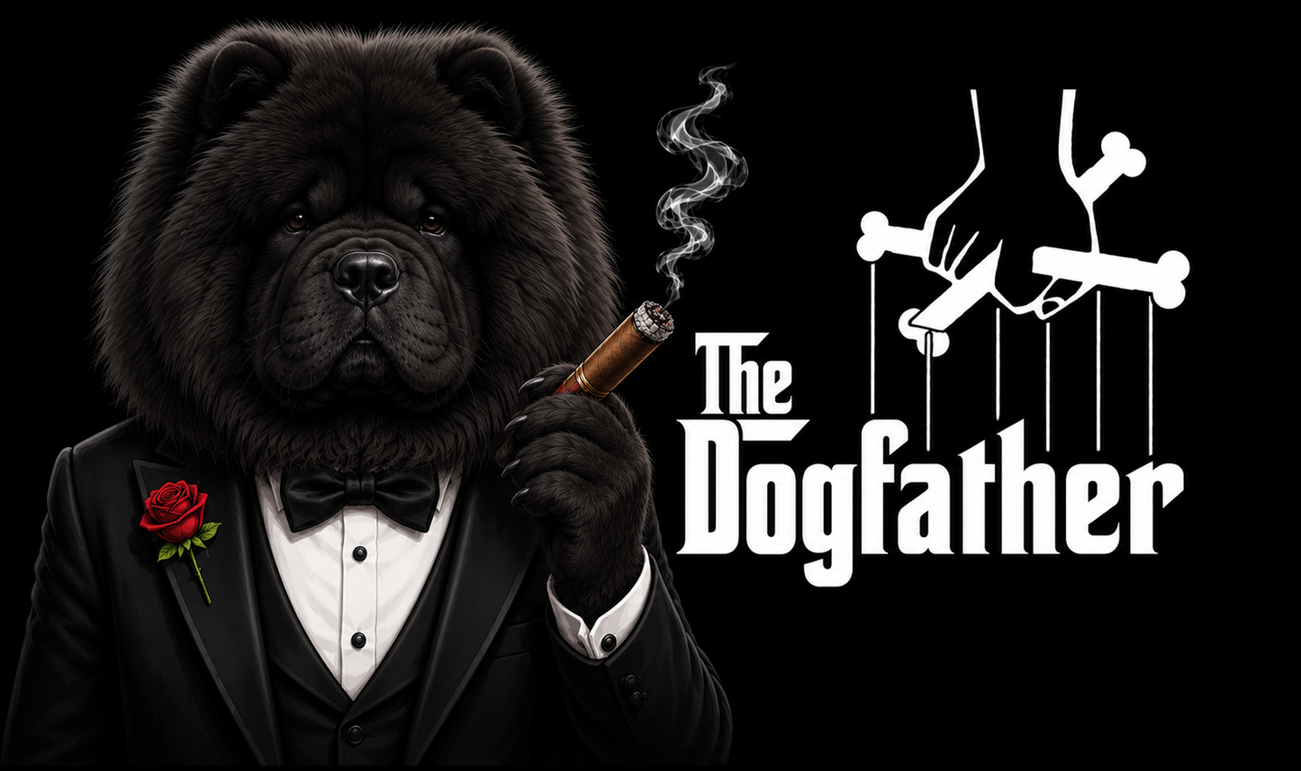 The Dogfather Shirt – Funny Dog Lover Parody Tee with Specific Breeds| Pet Owner Gift | Classic Movie-Inspired Design