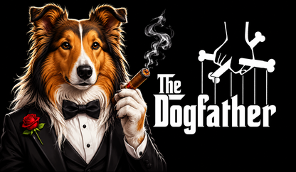 The Dogfather Shirt – Funny Dog Lover Parody Tee with Specific Breeds| Pet Owner Gift | Classic Movie-Inspired Design