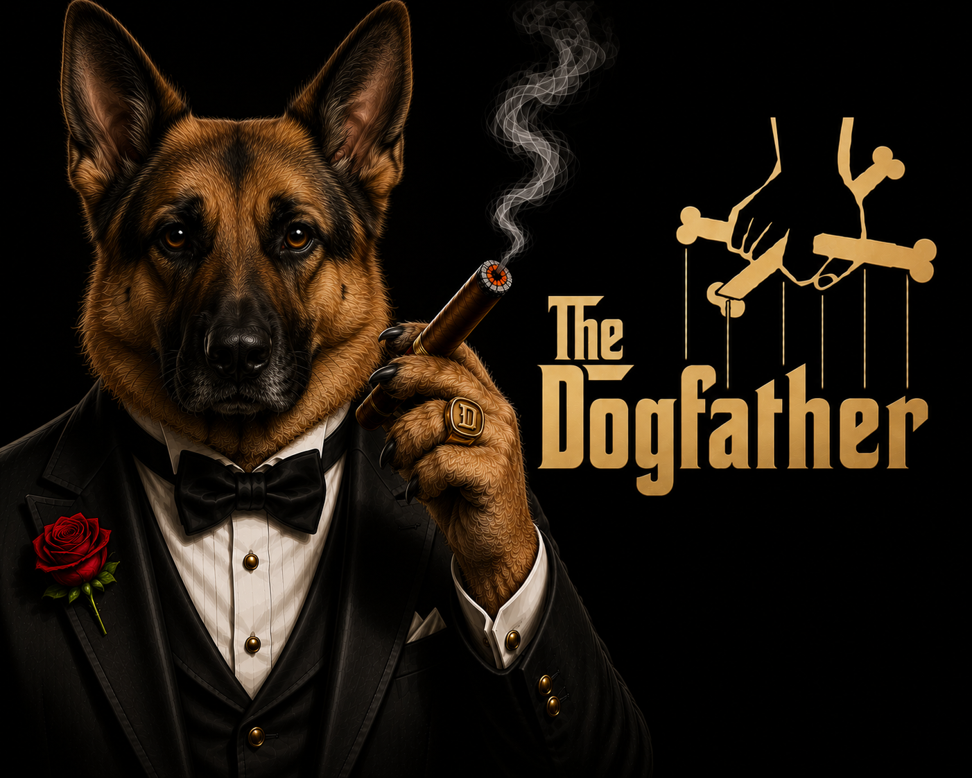 The Dogfather Shirt – Funny Dog Lover Parody Tee with Specific Breeds| Pet Owner Gift | Classic Movie-Inspired Design