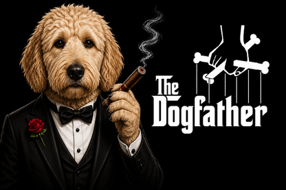 The Dogfather Shirt – Funny Dog Lover Parody Tee with Specific Breeds| Pet Owner Gift | Classic Movie-Inspired Design