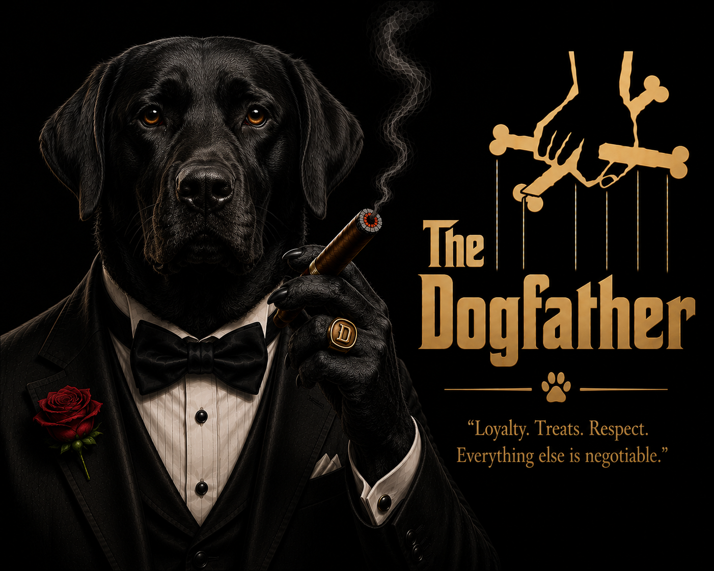 The Dogfather Shirt – Funny Dog Lover Parody Tee with Specific Breeds| Pet Owner Gift | Classic Movie-Inspired Design