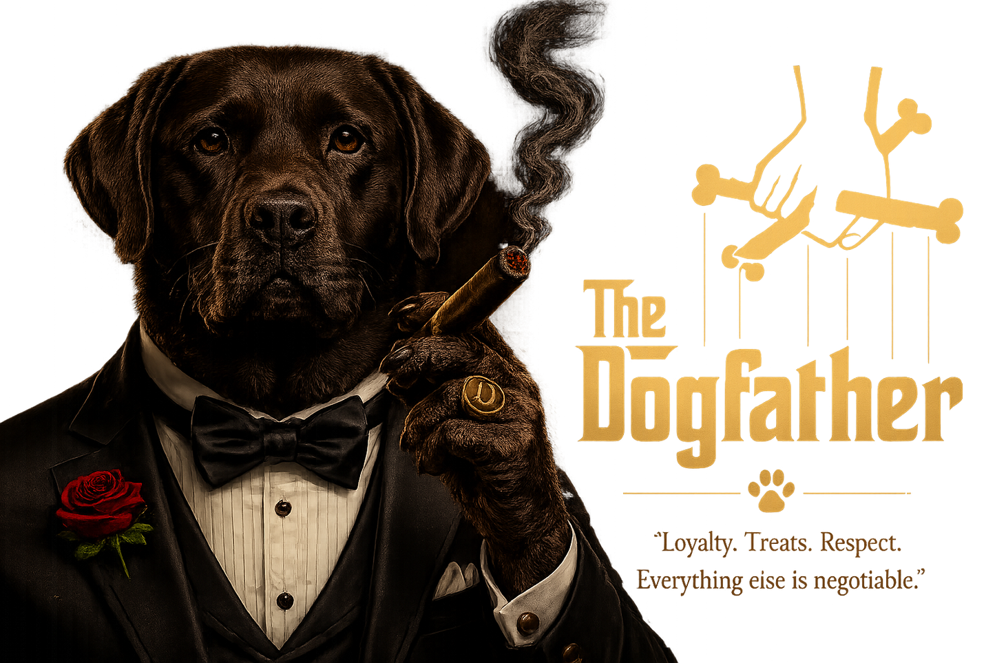 The Dogfather Shirt – Funny Dog Lover Parody Tee with Specific Breeds| Pet Owner Gift | Classic Movie-Inspired Design