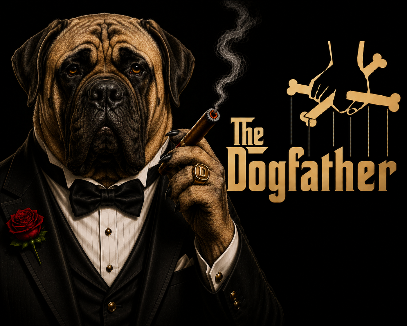 The Dogfather Shirt – Funny Dog Lover Parody Tee with Specific Breeds| Pet Owner Gift | Classic Movie-Inspired Design