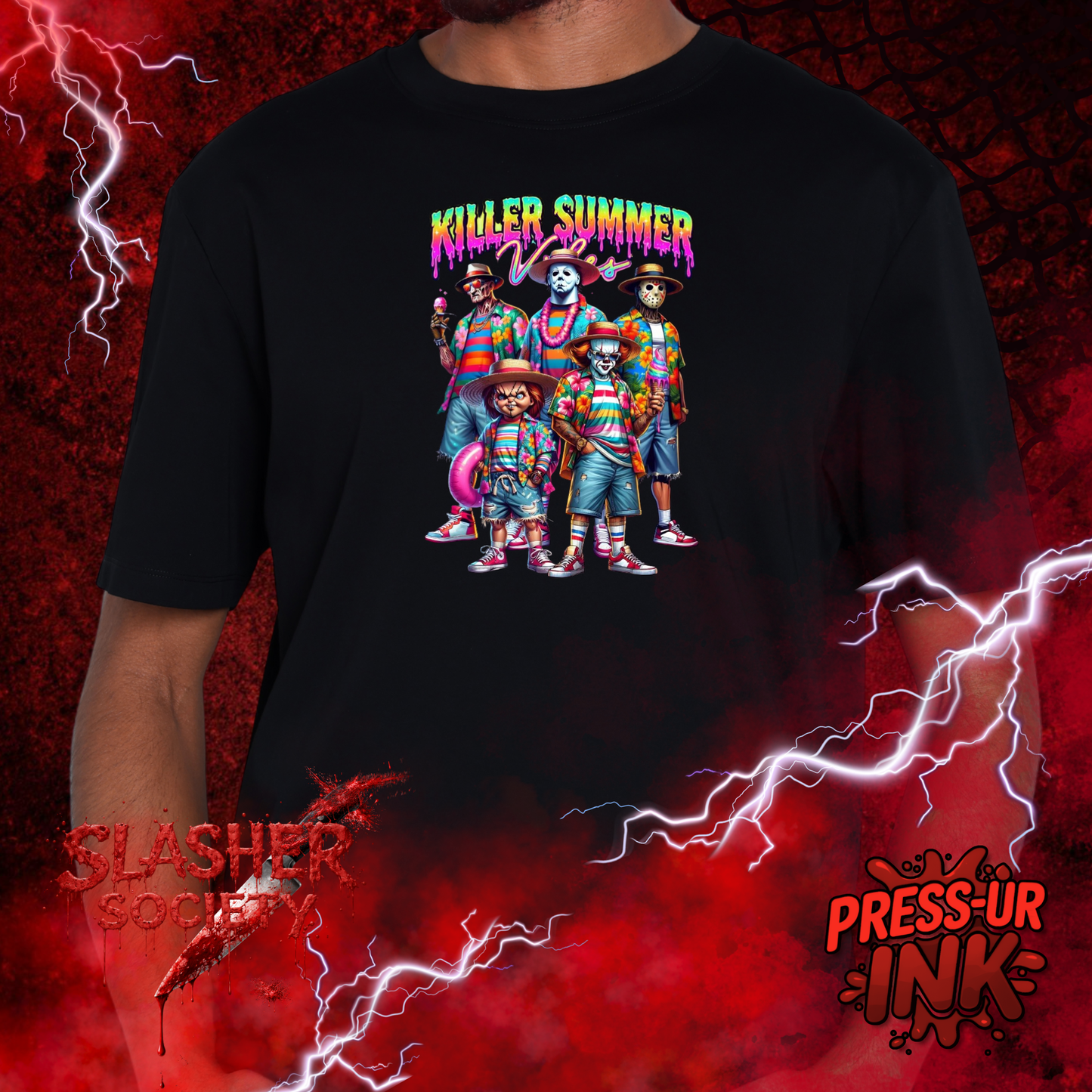 🍦🔪 I’m Freaking Melting Tee – Horror Summer Humor Shirt (Copy)