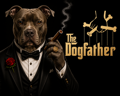 The Dogfather Shirt – Funny Dog Lover Parody Tee with Specific Breeds| Pet Owner Gift | Classic Movie-Inspired Design