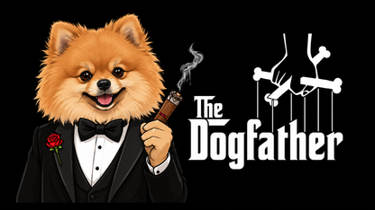 The Dogfather Shirt – Funny Dog Lover Parody Tee with Specific Breeds| Pet Owner Gift | Classic Movie-Inspired Design